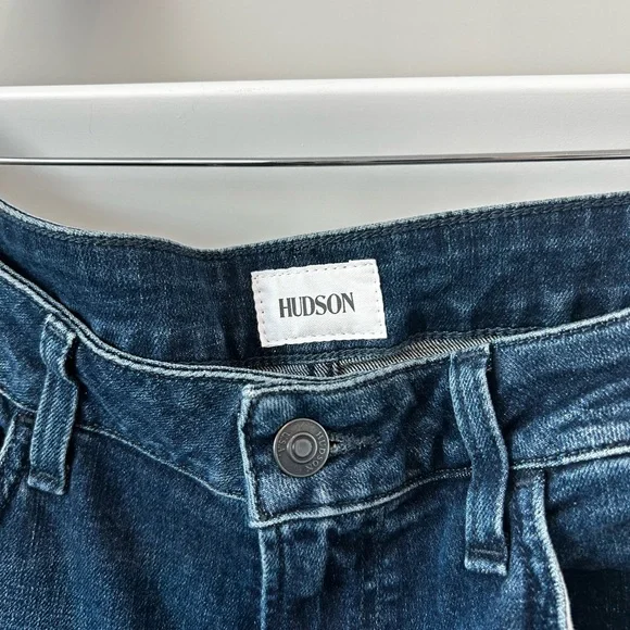 Hudson Heidi High Rise Flare Alma Dark Wash Jeans Women’s 30 Stretch NEW - Picture 4 of 7